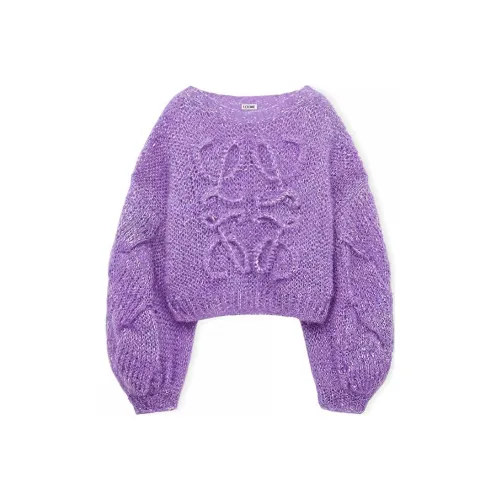 LOEWE SS24 Трикотаж Женский Фиолетовый