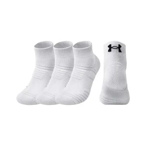 Носки из хлопка средней длины для унисекса бренд Under Armour упаковка из 3 пар