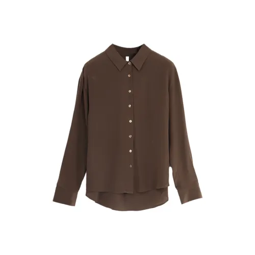 SETIROM Кофе Женские Рубашки