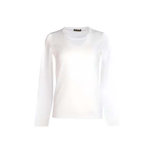 Loro Piana Белый Женские Кашемировые Свитеры