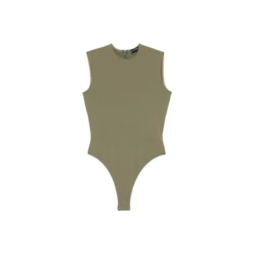 Mugler Комбинезон Женский Оливково-зеленый
