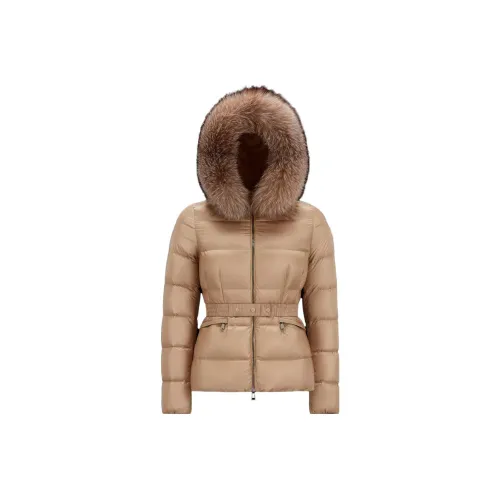 Moncler Boed Series Бежевые Женские Пуховики