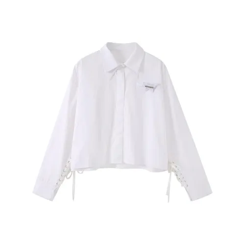 ANDN Белые Женские Рубашки