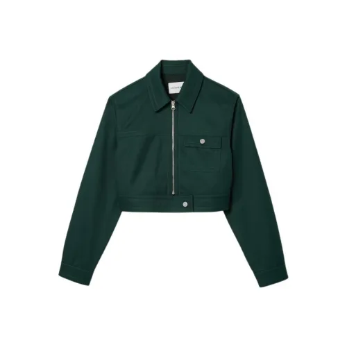 Lacoste Куртки и Пальто Женские Простые Зеленые