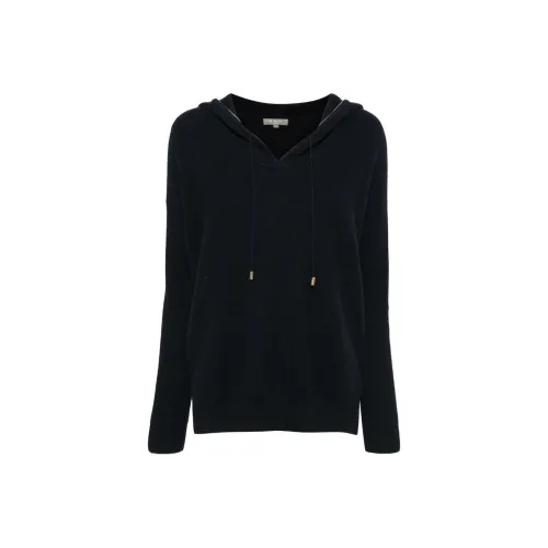 N.Peal SS24 Кашемир Свитер Женский Морской Синий