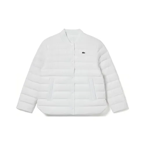LACOSTE Белый Женские Пуховики
