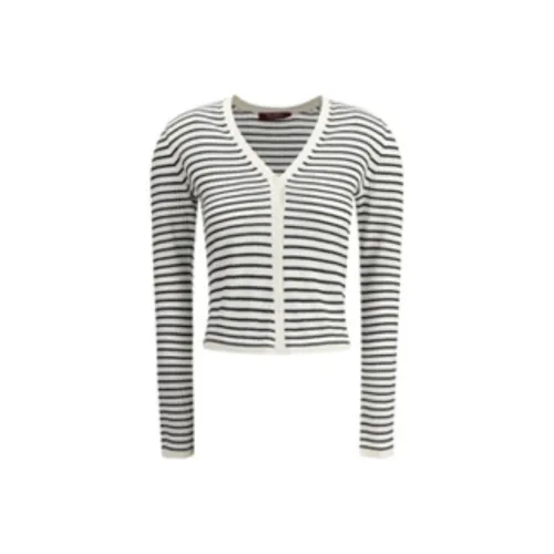 MaxMara Трикотаж Женский Черный Белый