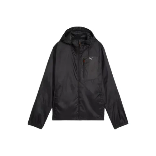 PUMA SEASONS SS24 Бег Куртка Куртки Пальто Женские Черный