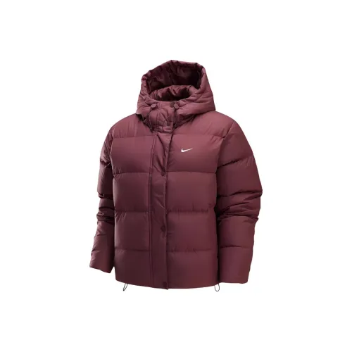 Nike Therma FITSportswear Metro Пуховик Женские Красный Коричневый