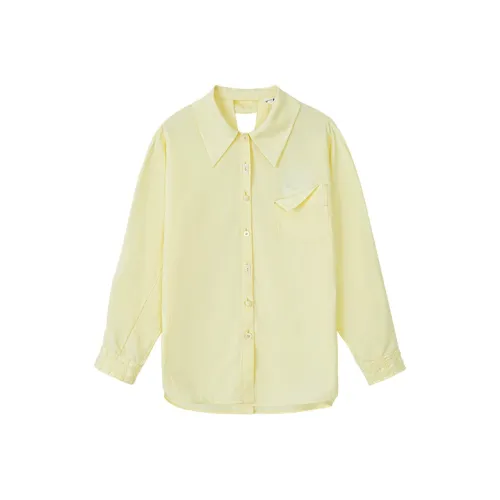 Pit Светло-желтые Женские Рубашки