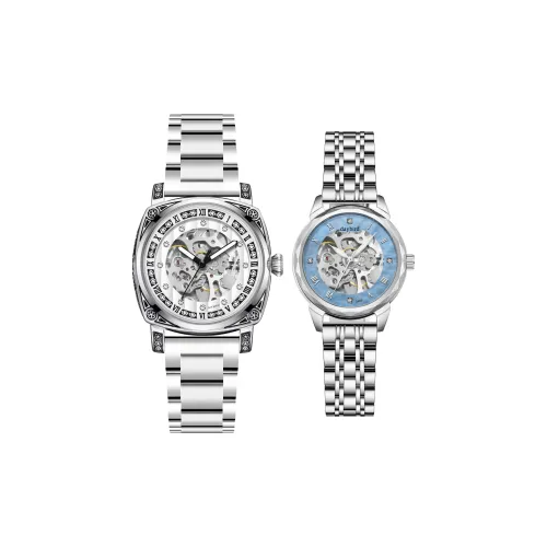 DAYBIRD Автоматический Механический Механизм Нержавеющая Сталь Ремешок Часы Унисекс Белый Циферблат