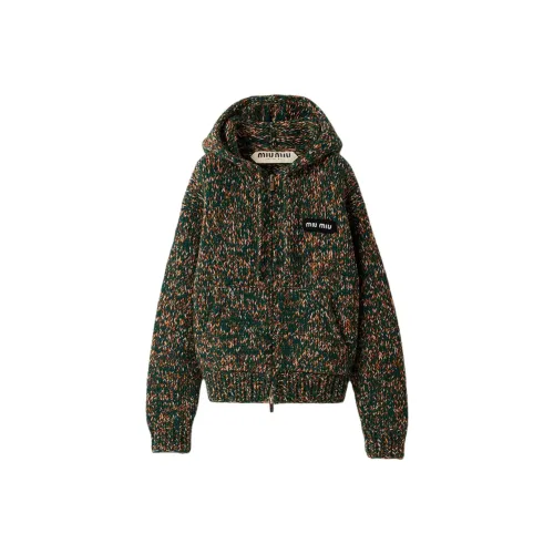 MIU MIU Куртки и Пальто Женские Цвет Grass Green