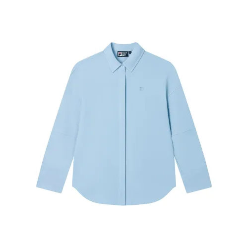 FILA Белая Рубашка Женская Ледяной Release Синий