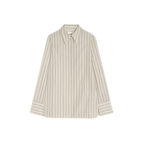 JIL SANDER FW24 Рубашка Женская Бежевая