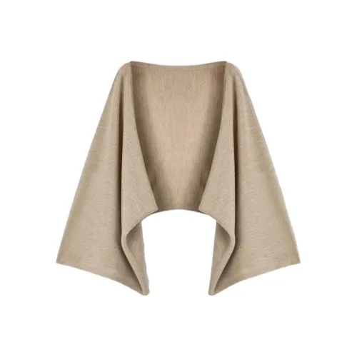 Loro Piana Cocooning Шаль Трикотаж Женская Бежевая