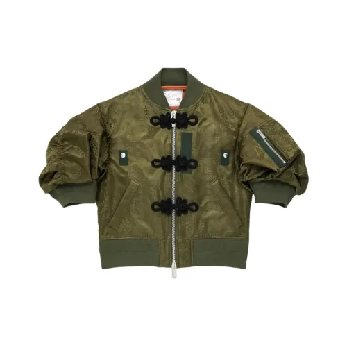 CLOT x Sacai Куртки и Пальто Женские Армейский Зеленый