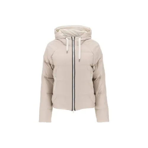 Brunello Cucinelli Белые Женские Пуховики