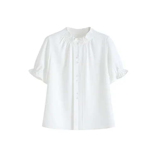 PLANE DRIFT Белая унисекс рубашка