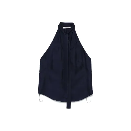 Dorothee Schumacher SS24 Топ на бретелях Женский Морской Синий