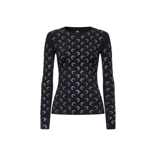 Marine Serre Свитшот Женский Черный