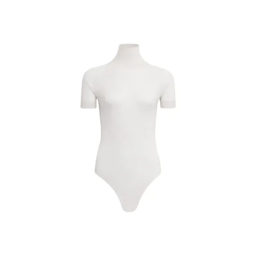 Alaia SS24 Комбинезон Женский Натуральный Белый