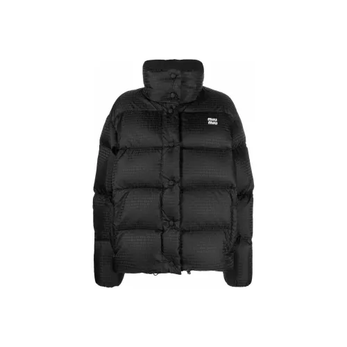 MIU MIU Пуховик Мужской Черный