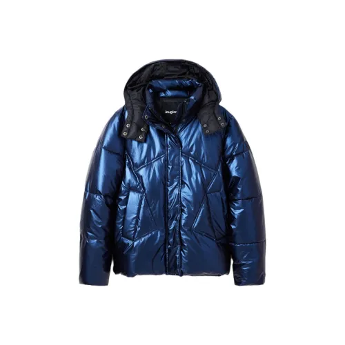 Desigual Куртки и Пальто Женские Металлический Синий