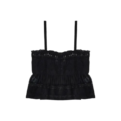 ISABEL MARANT ETOILE SS25 Топ на бретелях Женский Черный