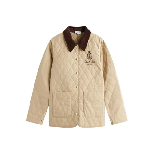 SPORTY RICH Куртки и Пальто Женские Светло-Коричневый