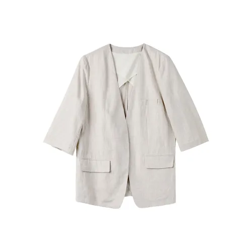 THE SEA LIFE Куртки Пальто Женские Белый роса Цвет