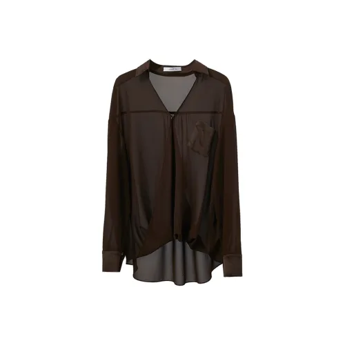 AMII Женские Шифоновые Рубашки