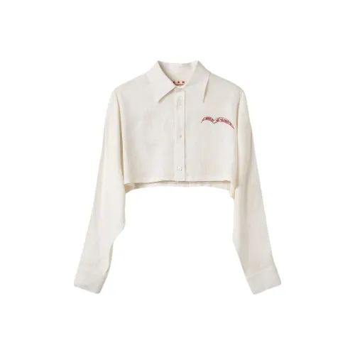 MARNI Бежевые Женские Рубашки