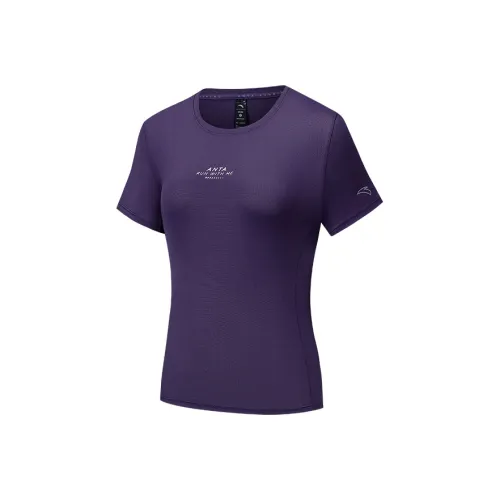 ANTA RUNNING Collection T-Shirt Женская Небесно-фиолетовый