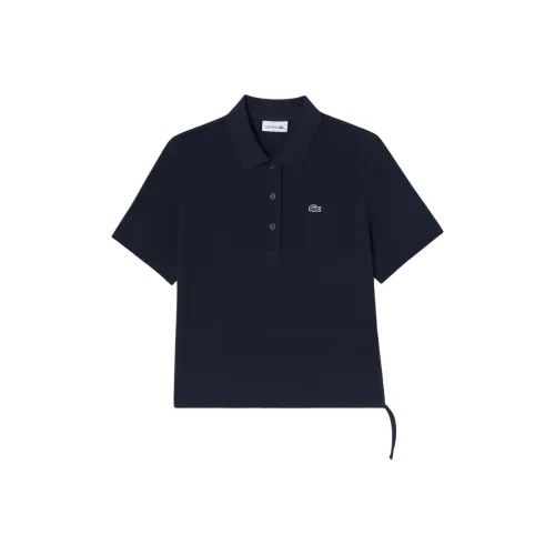 LACOSTE Поло Женское Морской Синий