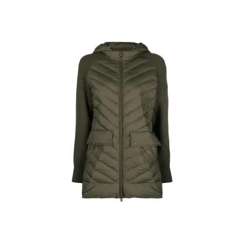 WOOLRICH Темно-зеленая женская пуховая куртка