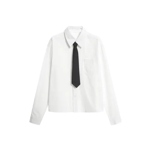 VINMUK Белая унисекс рубашка