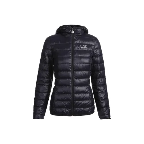 EMPORIO ARMANI EA7 SS23 Куртки и пальто Женские Черный