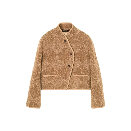Loro Piana Желтые Женские Кашемировые Свитеры