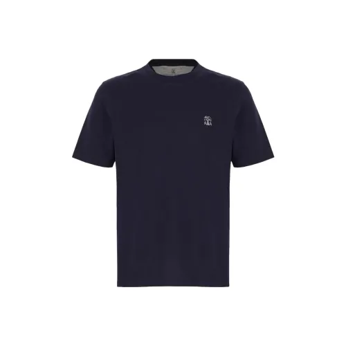 BRUNELLO CUCINELLI Рубашка Мужская Cobalt Blue