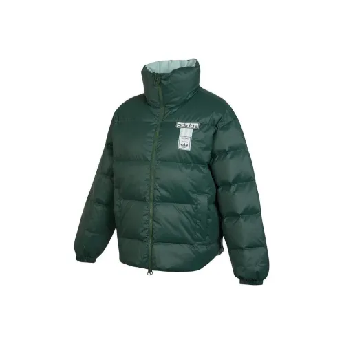 Adidas Originals Пуховик Зимний Женский Зеленый