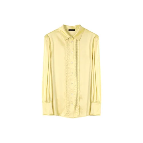NINE WEST Рубашка Женская Светло-Желтая