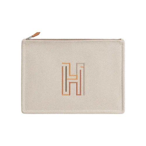 HERMES Хлопок Хранение Мешок Tubas Унисекс Абрикос