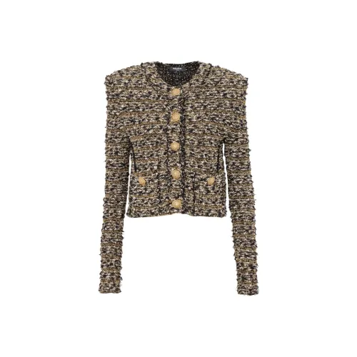 BALMAIN Куртки Пальто Женские Золото