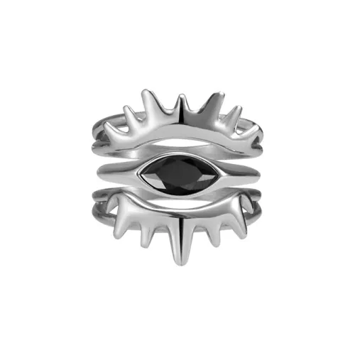 Кольца BLACKHEAD из титанового сплава унисекс