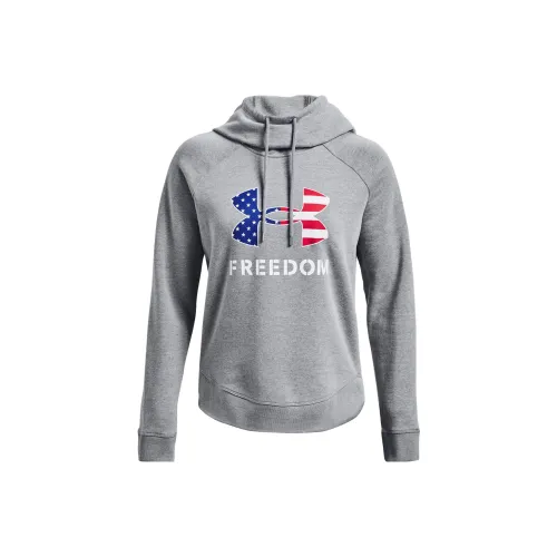 Under Armour UA Freedom Logo Fav Свитшот Женский Серый