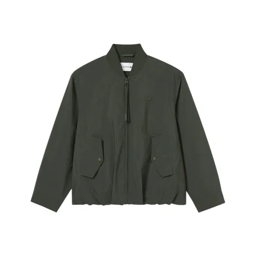 Куртка Женская Каменно-черная Зеленая в сотрудничестве с LACOSTE