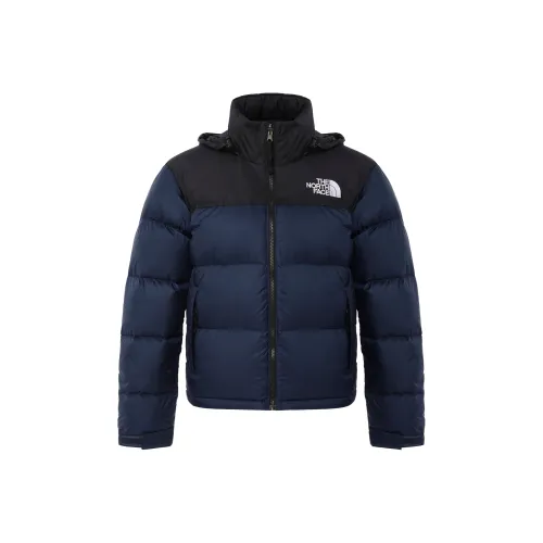 The North Face Nuptse Темно-синяя Женская Куртка