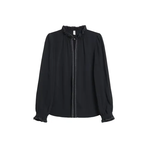 Mambe Черные Женские Рубашки