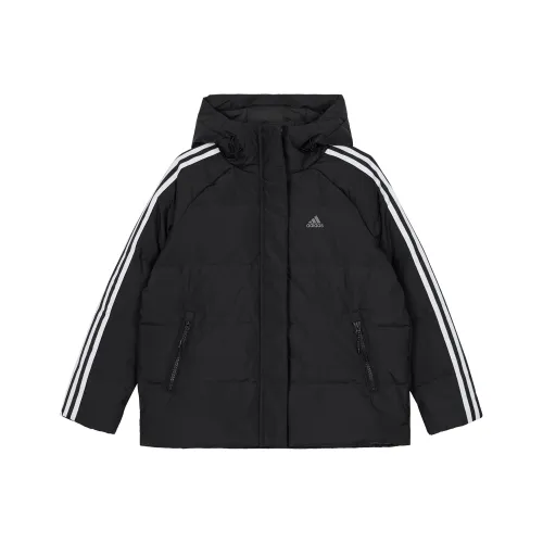 Adidas 3 Stripes Пуховик Женский Черный