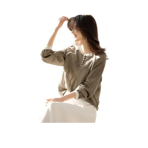 XWI Хаки Женские Рубашки